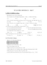 Đề ôn kiểm tra Chương II môn Đại số Lớp 7 - Nguyễn Thị Em